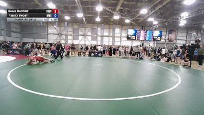 59 kg Champ. Rd Of 32 - Kaiya Maggini, USA Gold Wrestling Club vs Emily Frost, Iowa Womens Wrestling Club