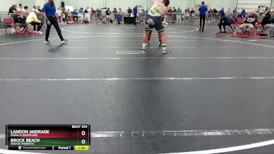 285 lbs Round 2 - Brock Beach, Grease Monkeys vs Landon Andrade, Gorilla Grapplers