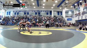 157 lbs Cons. Round 7 - Tucker Sprow, Ayersville vs Chase Godwin, Swanton