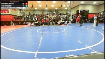 140 lbs Round Of 32 - Wyatt Wildeson, Bartlesville vs Jace Brogdon, Tulsa Union