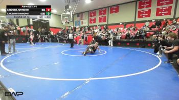 112 lbs Round Of 16 - Lincoln Johnson, McAlester vs Lakeith Simmons, Okmulgee