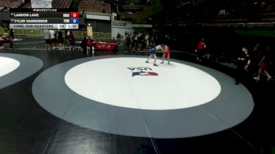 132 lbs Cons. Sub-quarters - Landon Lake, Champ Academy vs Tyler Vanbebber, Temecula Valley High School Wrestling
