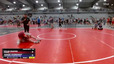 132 lbs Semifinal - Parker Leverknight, Team Central Wrestling Club vs Dylan Crupper, Missouri