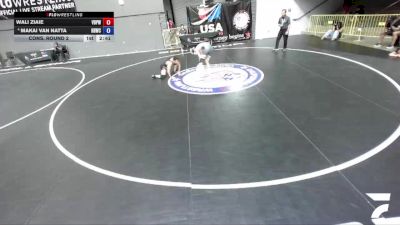 57 kg Cons. Round 2 - Wali Ziaie, Vasky Bros\Pitman Wrestling Club vs Makai Van Natta, Hanford Bullpups Wrestling Club