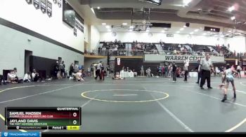 71 lbs Quarterfinal - Jayland Davis, The Fort Hammers Wrestling vs Samuel Madsen, Maurer Coughlin Wrestling Club