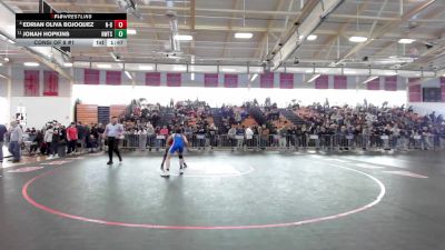 106 lbs Consi Of 8 #1 - Edrian Oliva Bojoquez, New Bedford vs Jonah Hopkins, Newton South