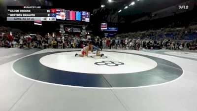 190 lbs Cons. Rd Of 32 - Caden Brooks, WA vs Brayden Ranauto, DE