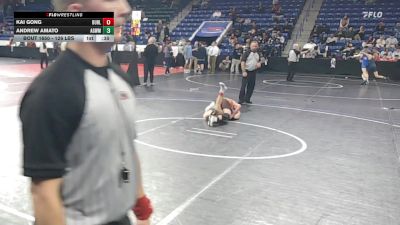 126 lbs Consi Of 32 #2 - Kai Gong, Burlington vs Andrew Amato, Agawam