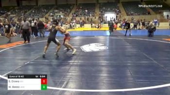 120 lbs Consolation - Sean Crews, Social Circle USA Takedown vs William Basso, Unattached