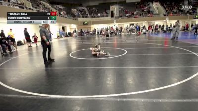 54B Cons. Round 1 - Ryder Hoffman, New London/Spicer vs Baylor Sell, F/MCC