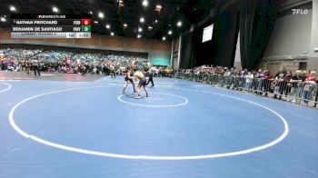 144 lbs Champ. Round 2 - Benjamin De Santiago, Pahrump Valley vs Nathan Pritchard, Fernley