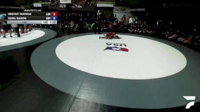 110 lbs Destiny Huitron, LAWA - Los Angles Wrestling Association vs Keira Siason, SCVWA - Santa Clara Valley Wrestling Association