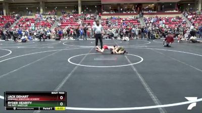 76 lbs Cons. Round 1 - Ryder Hearity, The Best Wrestler vs Jack DeHart, Nebraska Wrestling Academy