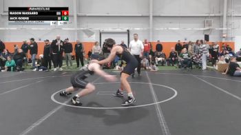 155 lbs Round 3 (10 Team) - Mason Massaro, Brecksville vs Jack Goeke, Dayton Bandits