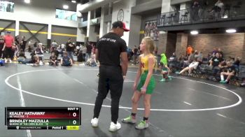 73 lbs Round 3 (6 Team) - Brindley Mazzulla, Queens Of The Corn Black vs Kealey Hathaway, NE Valkyrie