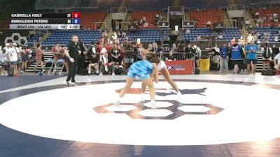 145 lbs Champ. Rd Of 128 - Gabriella Kiely, Connecticut vs EmmaLeigh Peters, Michigan