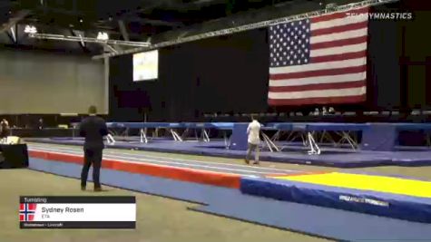 Sydney Rosen - Tumbling, ETA - 2021 USA Gymnastics Championships
