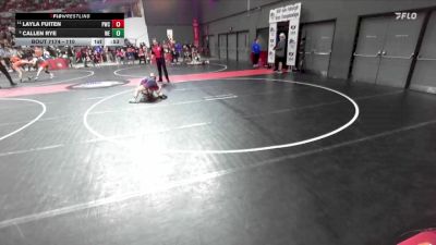 110 lbs Quarterfinal - Callen Rye, Wausau East vs Layla Fuiten, Pulaski Wrestling Club