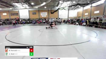 165 lbs Quarterfinal - Wyatt Kennett, Middlebury vs Andrew Reall, Ponaganset