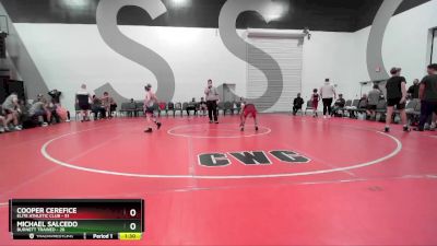 75 lbs Round 1 (8 Team) - Joseph Cervantes, DC Wrestling Academy vs Mason Cobb, Patriots Wrestling Club