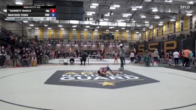 92 lbs Quarters - Brayden Tobin, Flat Earth Wrestling Club vs Barrett Wahle, Powerhouse Wrestling Club