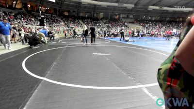 75 lbs Round Of 16 - Nevaeh Atkins, Smith Wrestling Academy vs Chanlee McKinney, Woodland Wrestling Club