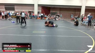 220 lbs Round 3 (6 Team) - Ezekial Shabazz, Glasgow Wrestling Academy vs Mike McCollum, Team Palmetto