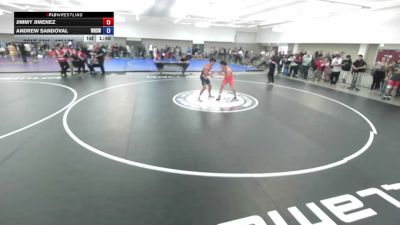 126 lbs Quarters - Jimmy Jimenez vs Andrew Sandoval, Woodlake High School Wrestling