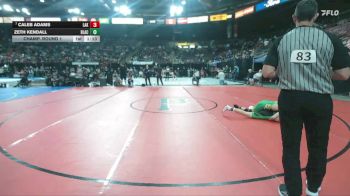 5A 120 lbs Champ. Round 1 - Caleb Adams, Lakeland vs Zeth Kendall, Blackfoot