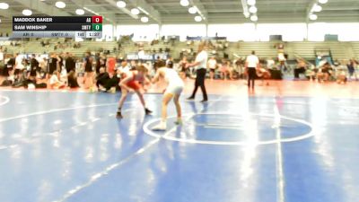 106 lbs Rr Rnd 2 - Maddox Baker, Team Arkansas - HSB vs Sam Winship, Smittys Barn - HSB