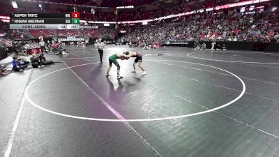 144 lbs Cons. Semis - Aspen Tritz, Wisconsin Rapids Lincoln vs Josiah Beltran, D.C. Everest