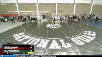 86 lbs Cons. Semi - Porter Branson, Salem Elite Mat Club vs Weston Shamhart, Klamath Basin Warriors WC