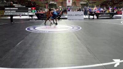 Champ. Round 1 - Jared Marinas, James Monroe High School Wrestling vs Jacob Lopez, Beat The Streets - Los Angeles