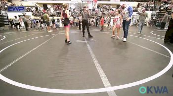 91 lbs Rr Rnd 2 - Avriella Pretty Bear, Harrah Little League Wrestling vs Jaxyn Priest, Redskins Wrestling Club