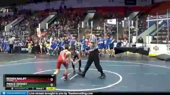 67 lbs Round 1 (4 Team) - Pierce Okoney, Dundee Black vs Rowen Bailiff, Monroe