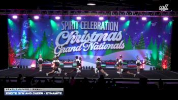 Excite Gym and Cheer - Dynamite [2025 L1 Junior - Small] 2025 Spirit Celebration Christmas Grand Nationals