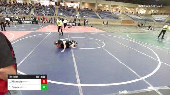 86 lbs Rr Rnd 1 - Jayce Kisamore, Mayhem vs Carson Brown, West Amarillo WC