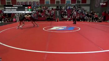 190 lbs 2nd Place Match - Reagan Haynes, Algona vs Ariana Menne, Postville