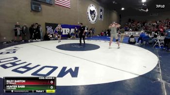 165 lbs Cons. Round 4 - Hunter Babb, Caruthers vs Riley Barton, St. Francis