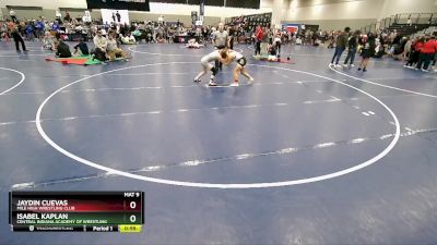 115 lbs Cons. Round 7 - Isabel Kaplan, Central Indiana Academy Of Wrestling vs Jaydin Cuevas, Mile High Wrestling Club