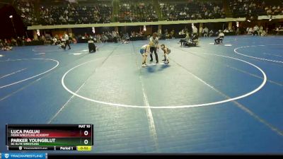 63 lbs Cons. Round 1 - Parker Youngblut, DC Elite Wrestling vs Luca Pagliai, Moen Wrestling Academy