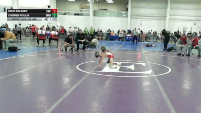 52 lbs Round Of 16 - Kole Delaney, Smittys Wrestling Barn vs Cooper Poulin, Maine Hammahs