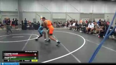 138 lbs Placement Matches (8 Team) - Cooper Haase, Florida vs Nasir Bailey, Illinois