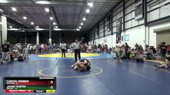 138 lbs Quarterfinal - Jaxon Martin, Defiant vs Carson Webber, Rampage