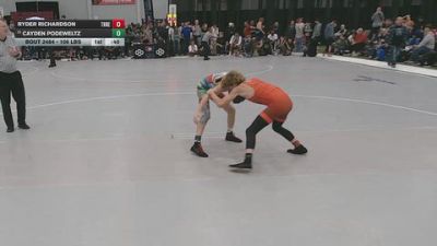 106 lbs Cons. Rd Of 64 - Cayden Podeweltz vs Ryder Richardson, Threestyle