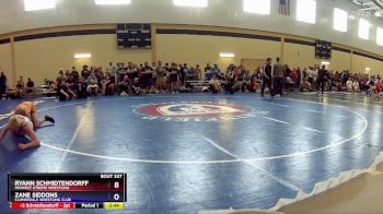 120 lbs Cons. Round 4 - Ryann Schmidtendorff, Midwest Xtreme Wrestling vs Zane Siddons, Cloverdale Wrestling Club