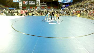 100 lbs Cons 32 #2 - Anna White, ND vs Ivy Brandenburg, MN