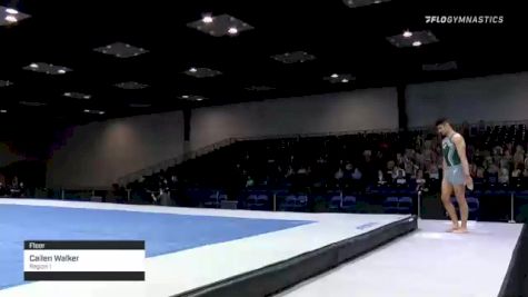 Cailen Walker - Floor, Region 1 - 2021 Winter Cup & Elite Team Cup