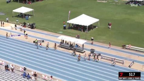 Youth Boys' 1500m Pentathlon, Finals 2 - Age 11