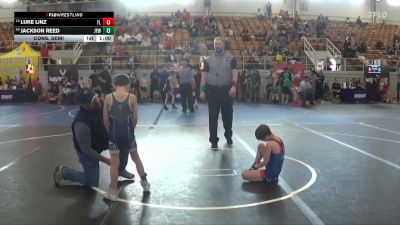 60 lbs Cons. Semi - Jackson Reed, Jamestown Youth Wrestling vs Luke Linz, St Gertrude